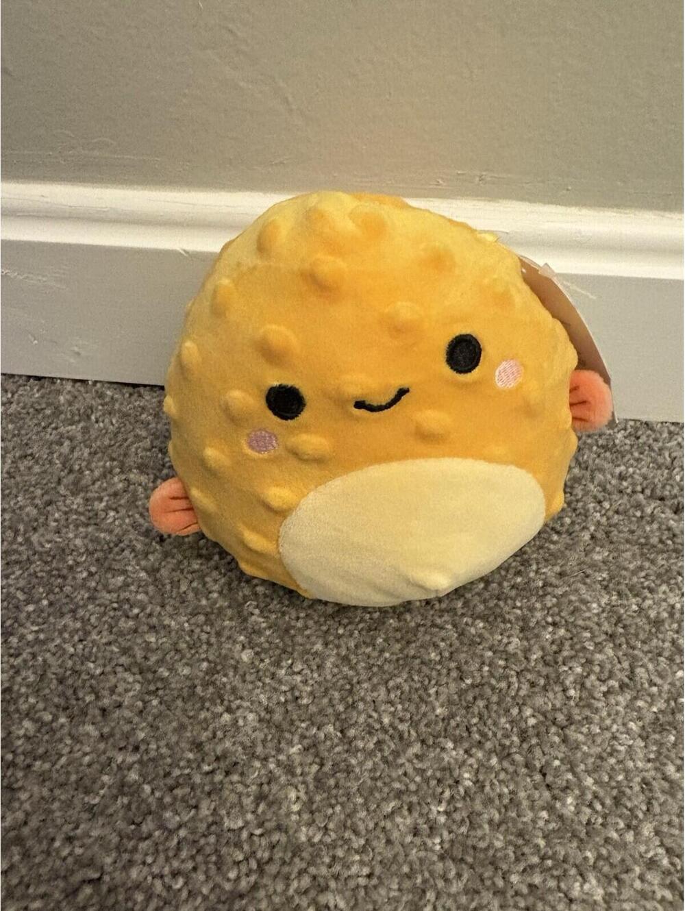 SQUISHMALLOWS SAFA THE YELLOW PUFFERFISH 5” NWT